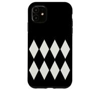 Couleur de l'année 2026 Motif Harlequin de Danseuse Noire Coque pour iPhone 11