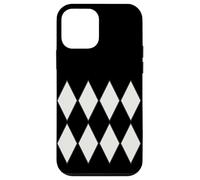 Couleur de l'année 2026 Motif Harlequin de Danseuse Noire Coque pour iPhone 12 Mini