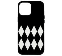 Couleur de l'année 2026 Motif Harlequin de Danseuse Noire Coque pour iPhone 12 Pro Max