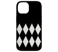 Couleur de l'année 2026 Motif Harlequin de Danseuse Noire Coque pour iPhone 14