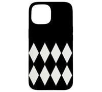 Couleur de l'année 2026 Motif Harlequin de Danseuse Noire Coque pour iPhone 15