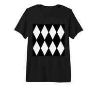 Couleur de l'année 2026 Motif Harlequin de Danseuse Noire T-Shirt Haut de Gamme