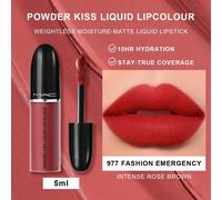 Couleur de lèvres liquide MAC Powder Kiss - 977 mode EMERGENCY - 0.17 once
