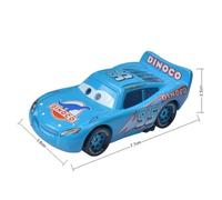 couleur Dinoco McQueen Modèle de voiture Cars 2 Pixar Cars 3 Lightning McQueen Jackson Storm Mater 1:55 en al