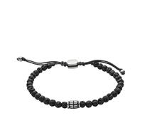 Couleur du bracelet perl pour hommes fossiles: noir (mod le: JF02887040)