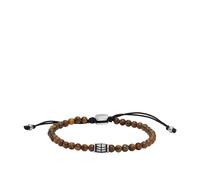 Couleur du bracelet pour les tigres perl es des hommes fossiles: marron (mod le: JF04413040)