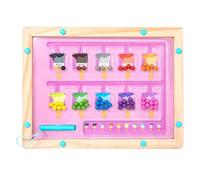 Couleur et numéro de Carte magnétique, Couleur magnétique et Labyrinthe de comptage | Puzzle Activity Board - Activités d'apprentissage préscolaire, Toys en motricité Fine, Jeu de Voyage pour
