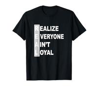 Couleur Grise « Everyone Ain't Real » Graphique Gris T-Shirt