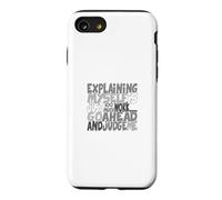 Couleur Grise Go Ahead, Judge Me Grey Graphic Coque pour iPhone SE (2020) / 7/8