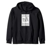 Couleur Grise M pour Menace Grey Graphic Sweat à Capuche