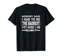 Couleur Grise The Baddest Grey Graphic T-Shirt