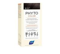 Couleur intense et respect du cuir chevelu avec PHYTO Coloration Permanente 5 Châtain Clair, kit sans ammoniaque enrichi en pigments végétaux, couvre 100% des cheveux blancs, 0.18 kg - Lot de 2