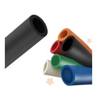 Couleur Isolant Tuyau En Mousse, 1.0m Tube D'Isolation Pour Tuyau,Isolation Des Tuyaux En Caoutchouc Manchon De Protection Pour Poignée Soutien Tube Climatisation(Noir,ID25mmxT5mmxL1.0m)