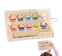 Couleur magnétique, labyrinthe de chiffres, tableau d'apprentissage magnétique, jouet éducatif créatif avec parcours interactifs, développement de la motricité fine des , jeu d'apprentissage av