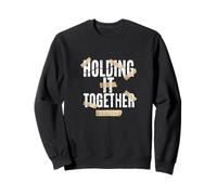 Couleur Marron à Peine Tenant Ensemble Sweatshirt