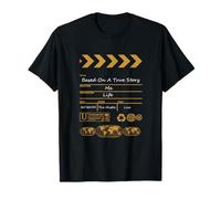 Couleur Marron comme Un Film Graphique Marron T-Shirt