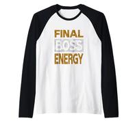 Couleur Marron Final-Boss Energy Brown Graphic Manche Raglan
