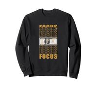 Couleur Marron Focus on Your Money Graphique Marron Sweatshirt