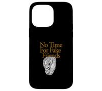 Couleur Marron No Time for Fake Friends Graphique Marron Coque pour iPhone 14 Pro Max