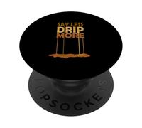 Couleur Marron Qui Dit Moins Goutte Plus Marron Graphique PopSockets PopGrip Adhésif