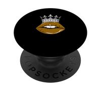 Couleur Marron Royal Kiss Brown Graphic PopSockets PopGrip Adhésif