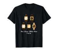 Couleur Marron The Time I'm on Brown Graphic T-Shirt