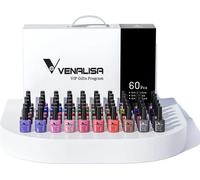 Couleur mode Venalisa Gel Polish, longue durée, design nail art, VIP 60 kit de couleurs