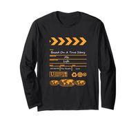 Couleur Orange comme Un Film Graphique Orange Manche Longue