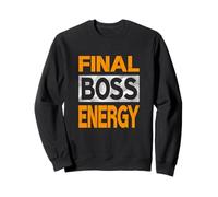 Couleur Orange Final-Boss Energy Orange Graphic Sweatshirt