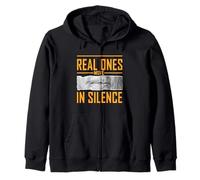 Couleur Orange Real Ones Move in Silence Graphique Orange Sweat à Capuche