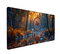 Couleur Orange Tapis de Souris Attrape-rêves Tapis de Souris XXL 600 x 300 mm Mouse Pad Gaming en Caoutchouc Antidérapant et Imperméable Desk Mat pour Ordinateur, Gamer, Accessoires Bureau g2177