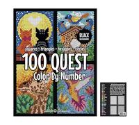 Couleur Par Numéro - Grand Numéro D'impression Coloriage, Livre De Coloriage Calme Avec Numéros | Pages De Coloris Relaxantes De Soulagement Du Stress, Création D'œuvres D'art Conscient Pour Les Adult