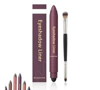 Couleur Parfaite Duo-Shadow Doublure 2-en-1 Eyeliner & Eyeshadow, Doublure D'ombre 2-en-1 Eyeliner, Longue Durée, Usure À L'épreuve Des Taches, Lisse Et Facile À Colorer(01)