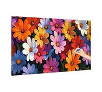 Couleur Peinture par Numero Adulte Enfant, DIY Peinture Numero Adulte Fleurs, Kit Creatif Paint by Numbers for Adults avec Pinceaux et Pigment pour Tableau Decoration Murale, Cadeau Femme 90x40cm Z-39
