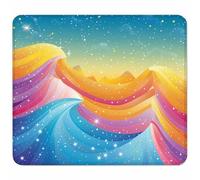 Couleur Petit Tapis de Souris 340x280mm avec Base en Caoutchouc Antidérapant et Imperméable, Gaming Tapis de Souris pour Femmes, Hommes, Ordinateurs Portables sans Fil, Cadeau Homme, RêVe 8-3497