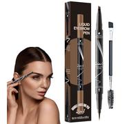 Couleur Pour Les Sourcils | Imperméable À Longue Durée Séchage Rapide - Stylo À Sourcils Avec Effet Naturel | Pour Apparence Matinale Routine Quotidienne Soins Beauté Et Confiance