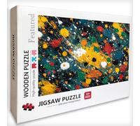 Couleur Puzzle 2000 Pièces Adultes, Graffiti Puzzle Bois 99x70cm, Adultes Jeu éducatif Défi énigme avec Une Boîte d'emballage Exquise, Jeu Relaxant Détente Collection, pour Decoration Chambre, 2-8631