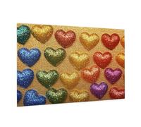 Couleur Puzzle 300 Pièces Adultes Puzzle Amour Motif Design avec Emballage Cadeau pour Cadeau Femme, Activité Familiale Stimulante Débutants pour Decoration Chambre Murale Maison 40 x 28 cm -20Y