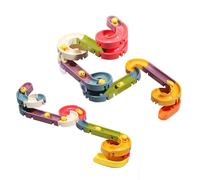 Couleur Riche Bebe Salle De Bain Canard Jouer Piste D'eau Jeu De Glissière Bricolage Assemblage Puzzle Education Precoce Ensemble Jouet Pour Enfants Cadeau, 34 Pcs