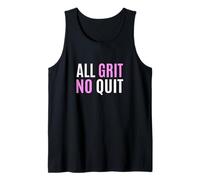 Couleur Rose All Grit No Quit Pink Graphic Débardeur