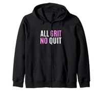 Couleur Rose All Grit No Quit Pink Graphic Sweat à Capuche