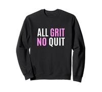 Couleur Rose All Grit No Quit Pink Graphic Sweatshirt