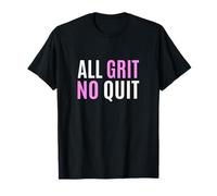 Couleur Rose All Grit No Quit Pink Graphic T-Shirt