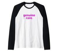 Couleur Rose Authentique + Rare. Graphique Rose Manche Raglan