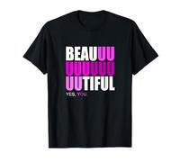 Couleur Rose Beautiful You Pink Graphic T-Shirt