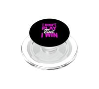 Couleur Rose Don't Play, Win Pink Graphic PopSockets PopGrip pour MagSafe