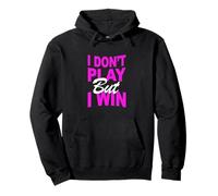 Couleur Rose Don't Play, Win Pink Graphic Sweat à Capuche