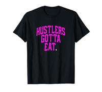Couleur Rose Feed The Hustlers Pink Graphic T-Shirt