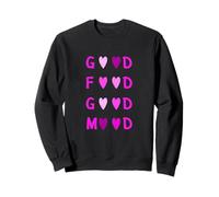 Couleur Rose Love Good Food/Mood Pink Graphic Sweatshirt