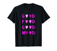 Couleur Rose Love Good Food/Mood Pink Graphic T-Shirt